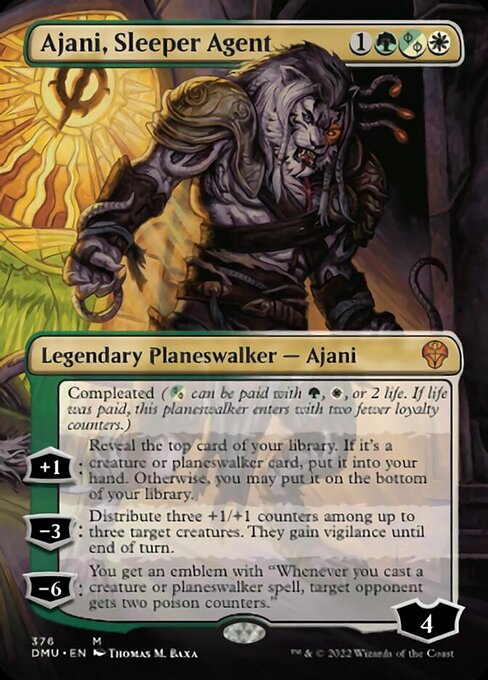 Ajani, Sleeper Agent [Borderless Foil]