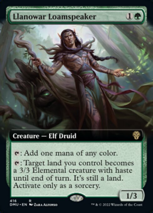 Llanowar Loamspeaker [Extended Artwork]