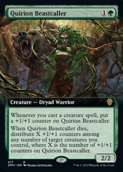 Quirion Beastcaller [Extended Artwork Foil]