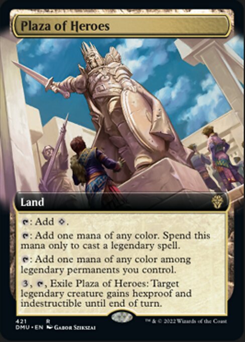 Plaza of Heroes [Extended Artwork Foil]