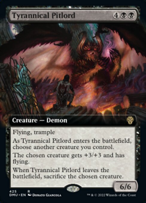 Tyrannical Pitlord [Extended Artwork Foil]