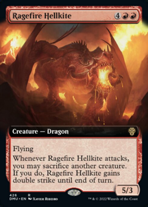 Ragefire Hellkite [Extended Artwork Foil]