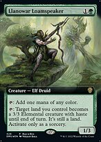 Llanowar Loamspeaker [Buy-A-Box Extended Artwork]