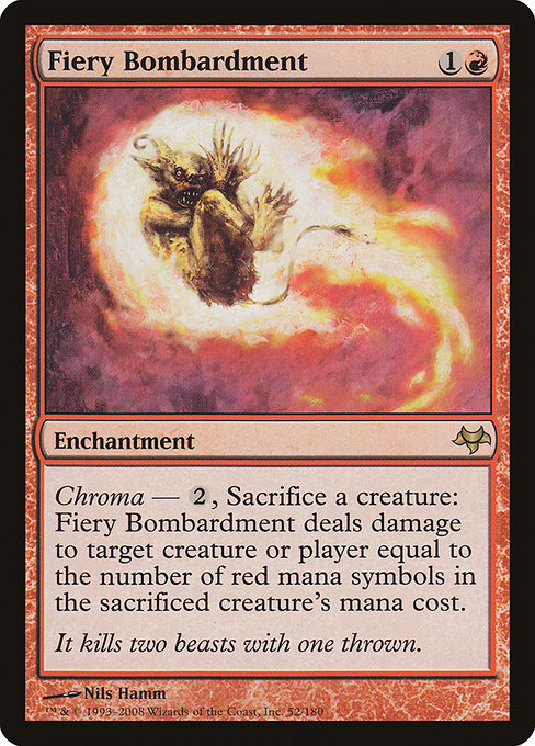 Fiery Bombardment [Foil]