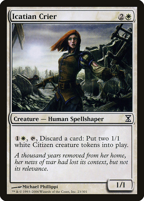 Icatian Crier [Foil]