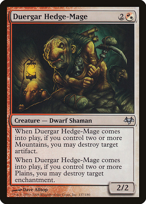 Duergar Hedge-Mage [Foil]