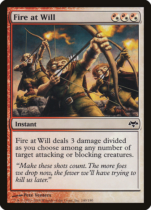 Fire at Will [Foil]