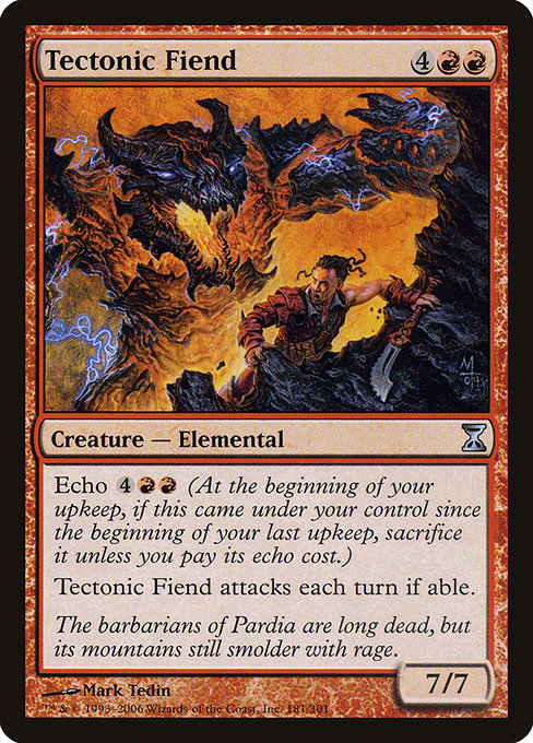 Tectonic Fiend [Foil]