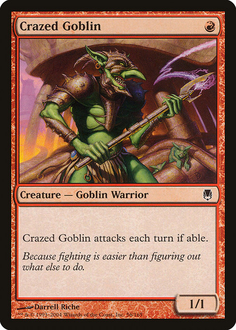 Crazed Goblin [Foil]