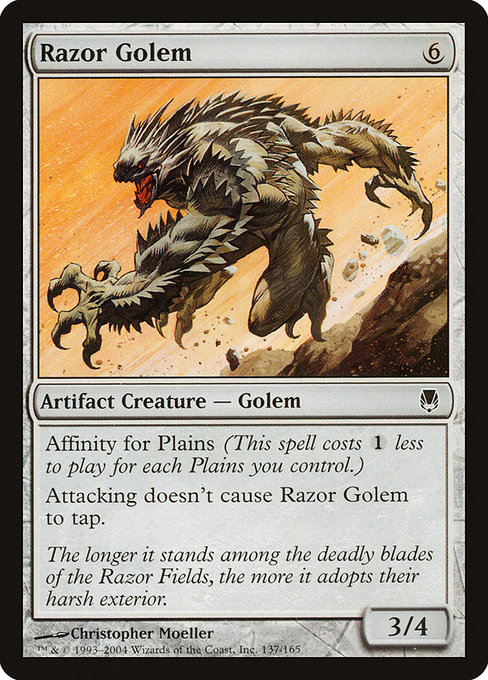 Razor Golem [Foil]