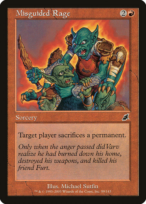Misguided Rage [Foil]