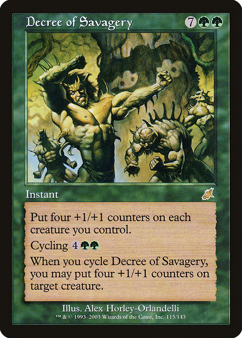 Decree of Savagery [Foil]
