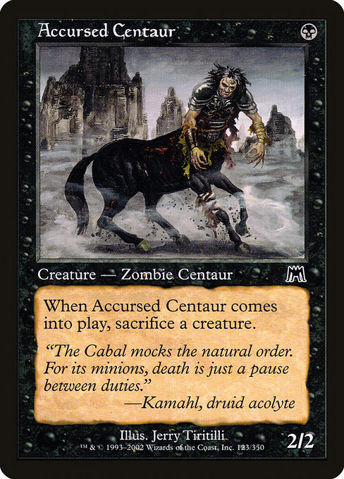 Accursed Centaur [Foil]