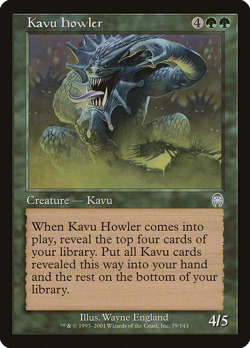 Kavu Howler [Foil]