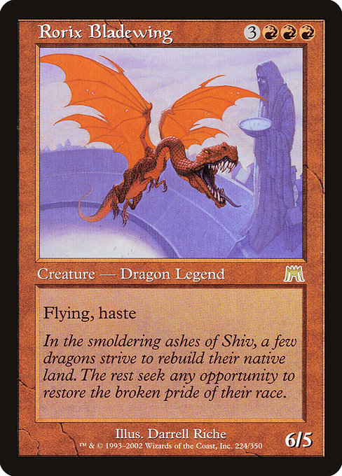 Rorix Bladewing [Foil]
