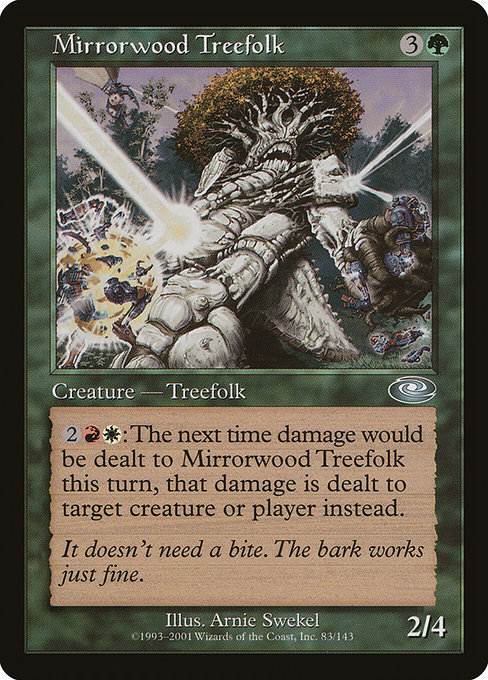 Mirrorwood Treefolk [Foil]