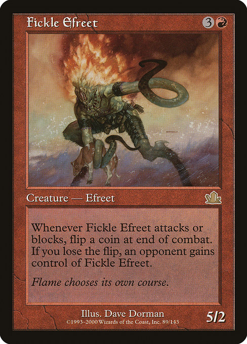 Fickle Efreet [Foil]