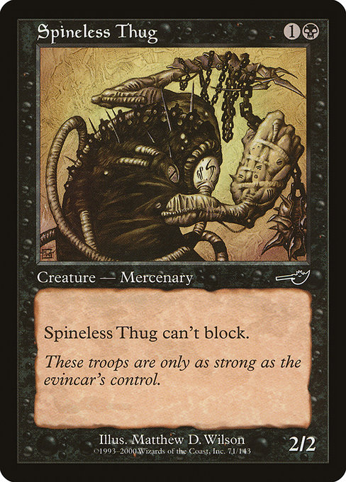 Spineless Thug [Foil]