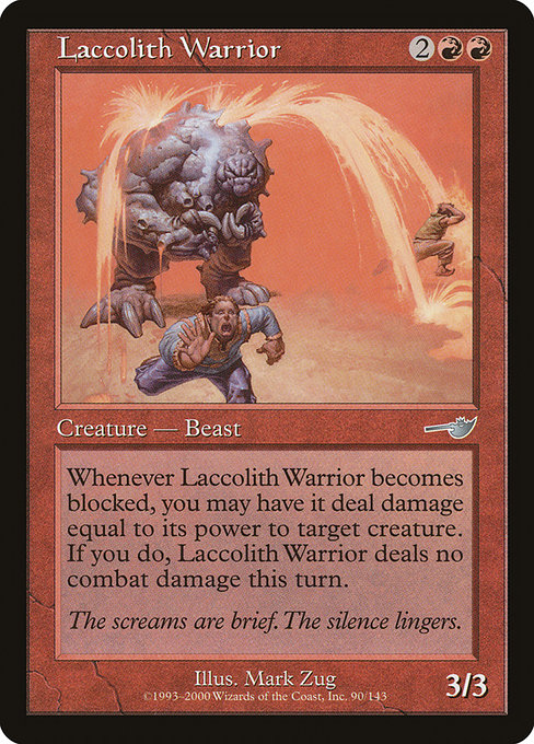 Laccolith Warrior [EX]