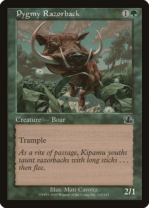 Pygmy Razorback [Foil]