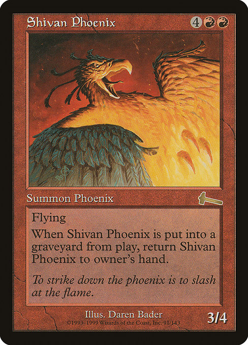 Shivan Phoenix [Foil]