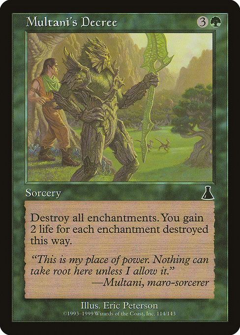 Multani's Decree [Foil]