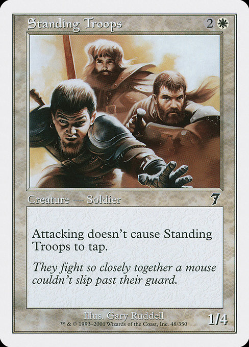 Standing Troops [Foil]