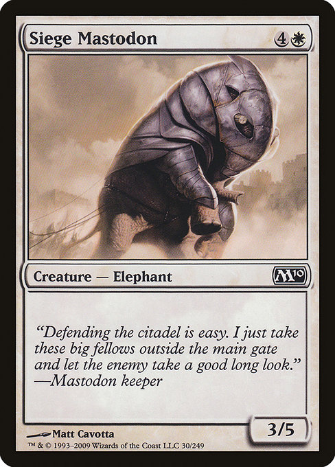 Siege Mastodon [Foil]