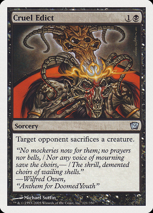 Cruel Edict [Foil]