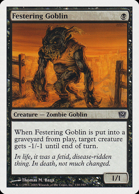 Festering Goblin [Foil]