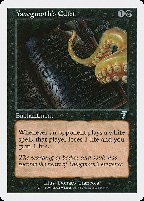 Yawgmoth's Edict [Foil]