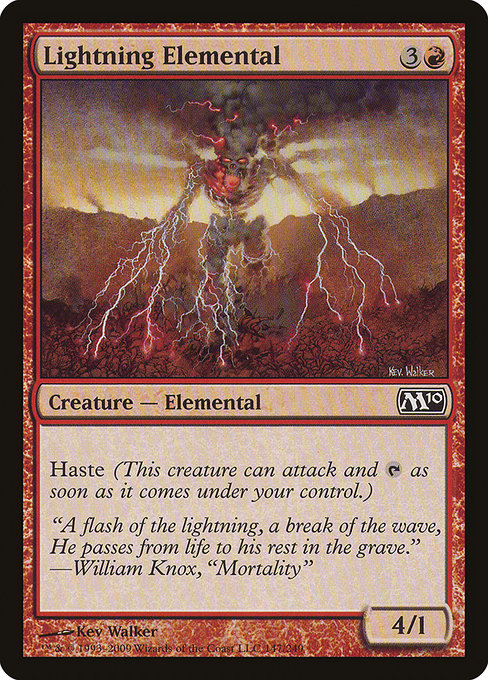 Lightning Elemental [Foil]