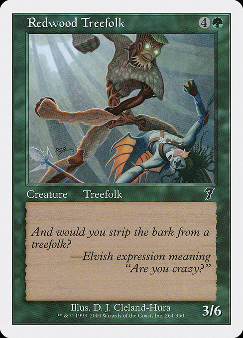 Redwood Treefolk [Foil]