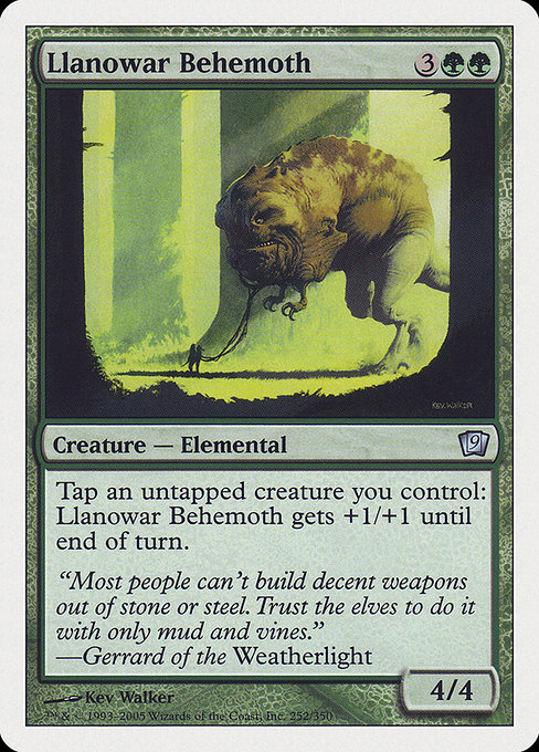 Llanowar Behemoth [Foil]