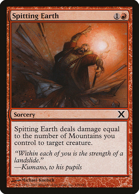 Spitting Earth [Foil]