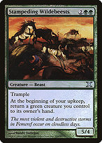 Stampeding Wildebeests [Foil]