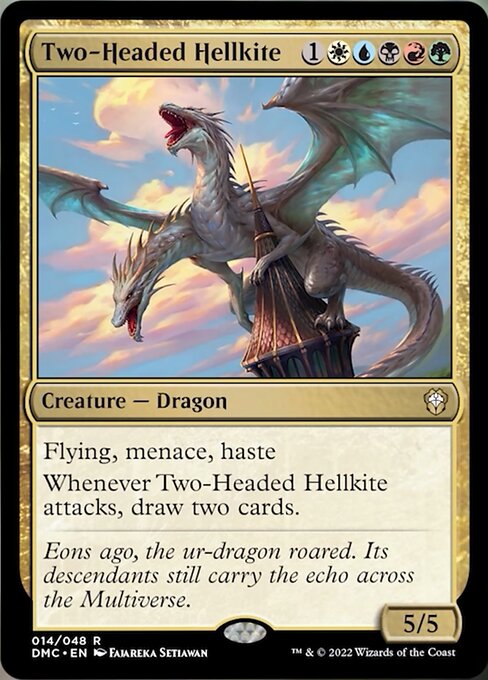 Two-Headed Hellkite [Foil]