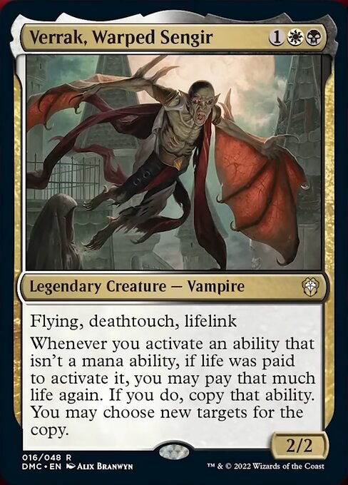 Verrak, Warped Sengir [Foil]