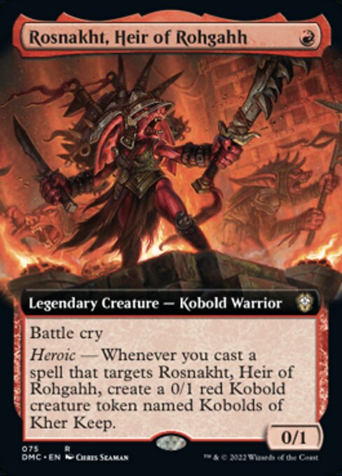 Rosnakht, Heir of Rohgahh [Extended Artwork Foil]