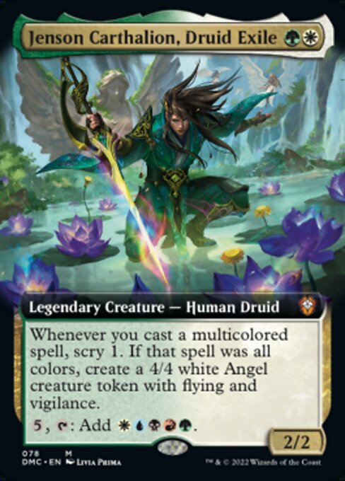Jenson Carthalion, Druid Exile [Extended Artwork Foil]