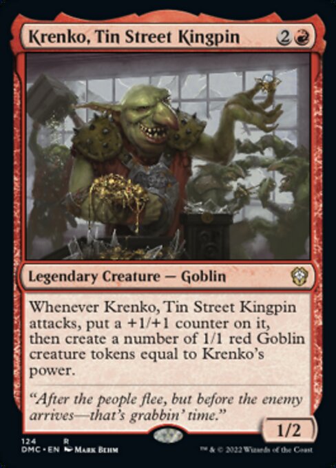 Krenko, Tin Street Kingpin [Foil]