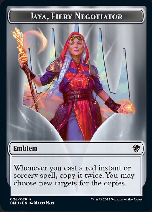 Jaya, Fiery Negotiator Emblem Token TDMU