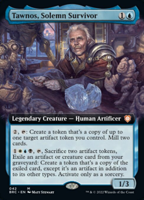 Tawnos, Solemn Survivor [Extended Artwork Foil]