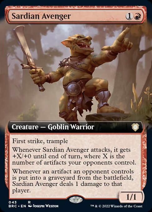 Sardian Avenger [Extended Artwork]