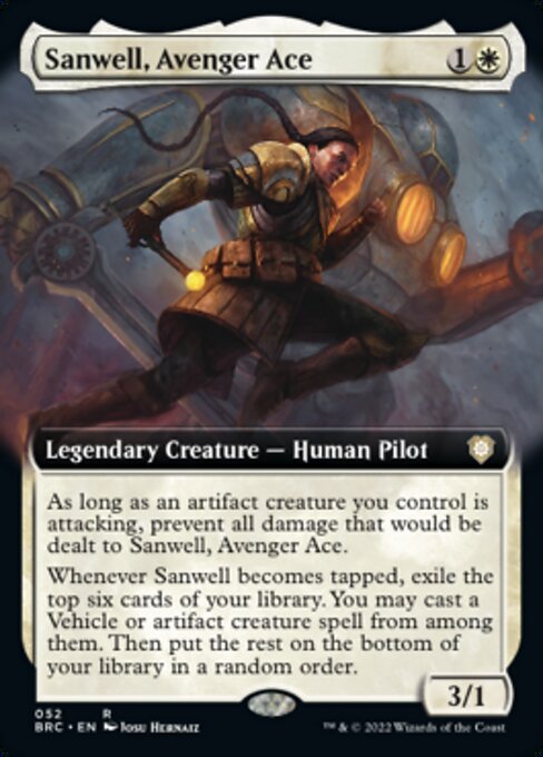 Sanwell, Avenger Ace [Extended Artwork Foil]