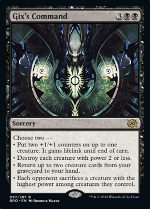 Gix's Command [Foil]