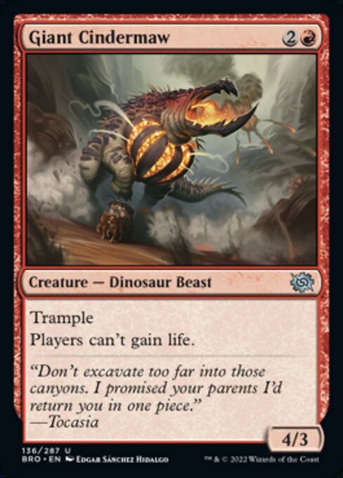Giant Cindermaw [Foil]