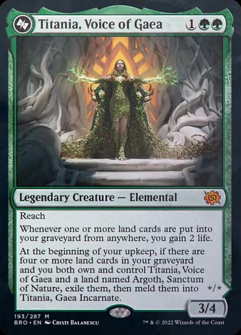 Titania, Voice of Gaea [Foil]