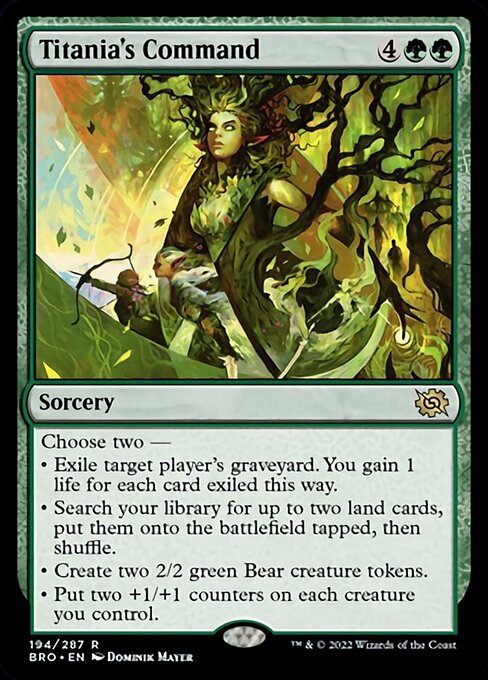 Titania's Command [Foil]