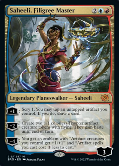 Saheeli, Filigree Master [Foil]
